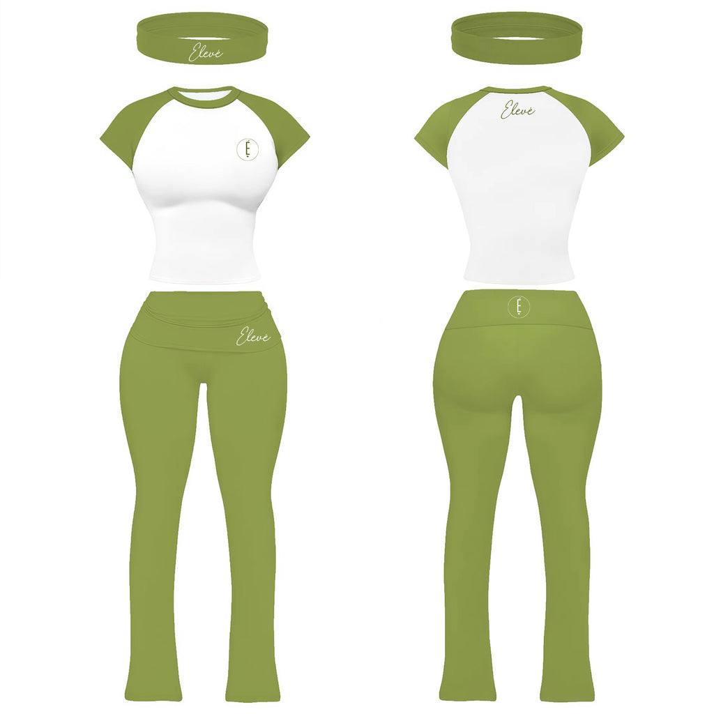 Olive Shirt Set