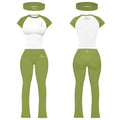 Olive Shirt Set