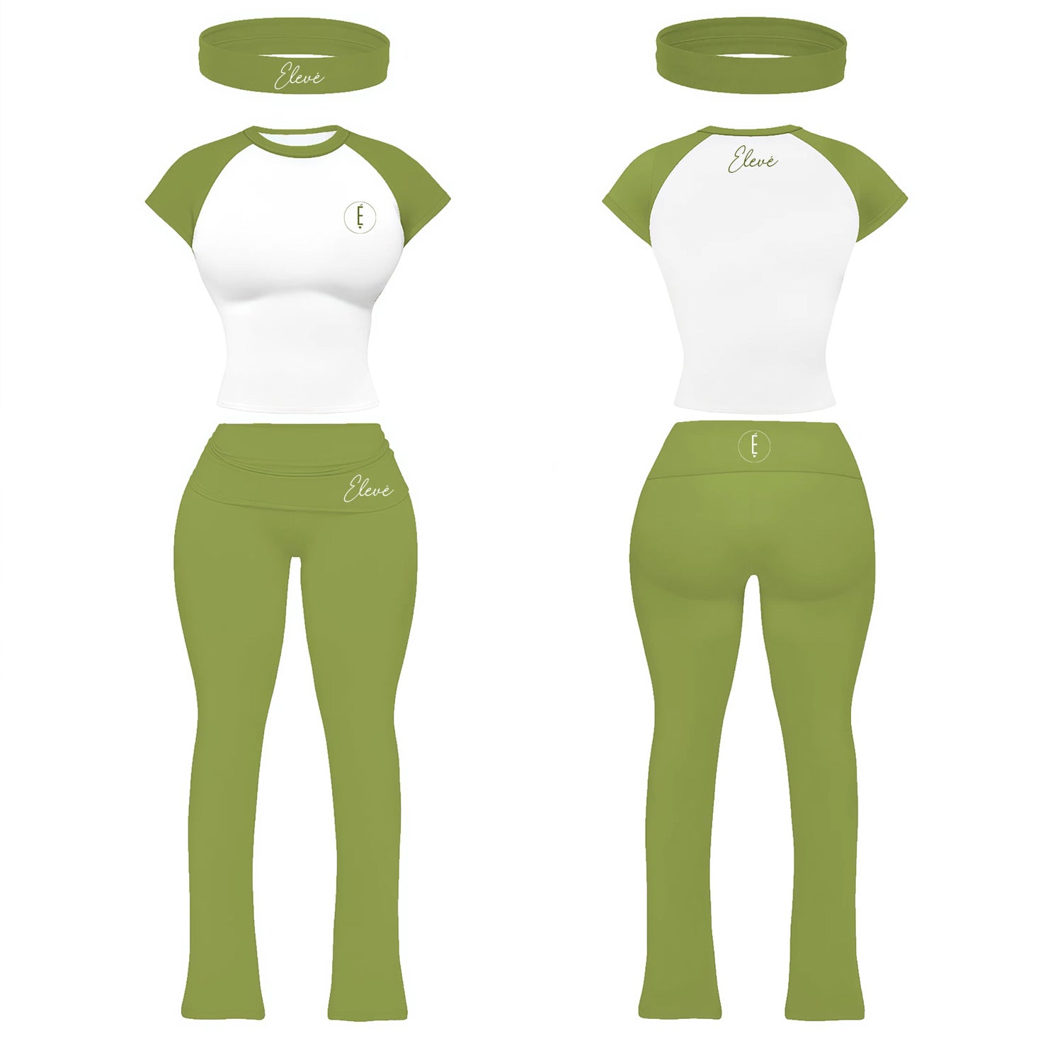 Olive Shirt Set