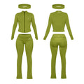 Olive Jacket Set