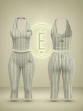 Green Stripe Set