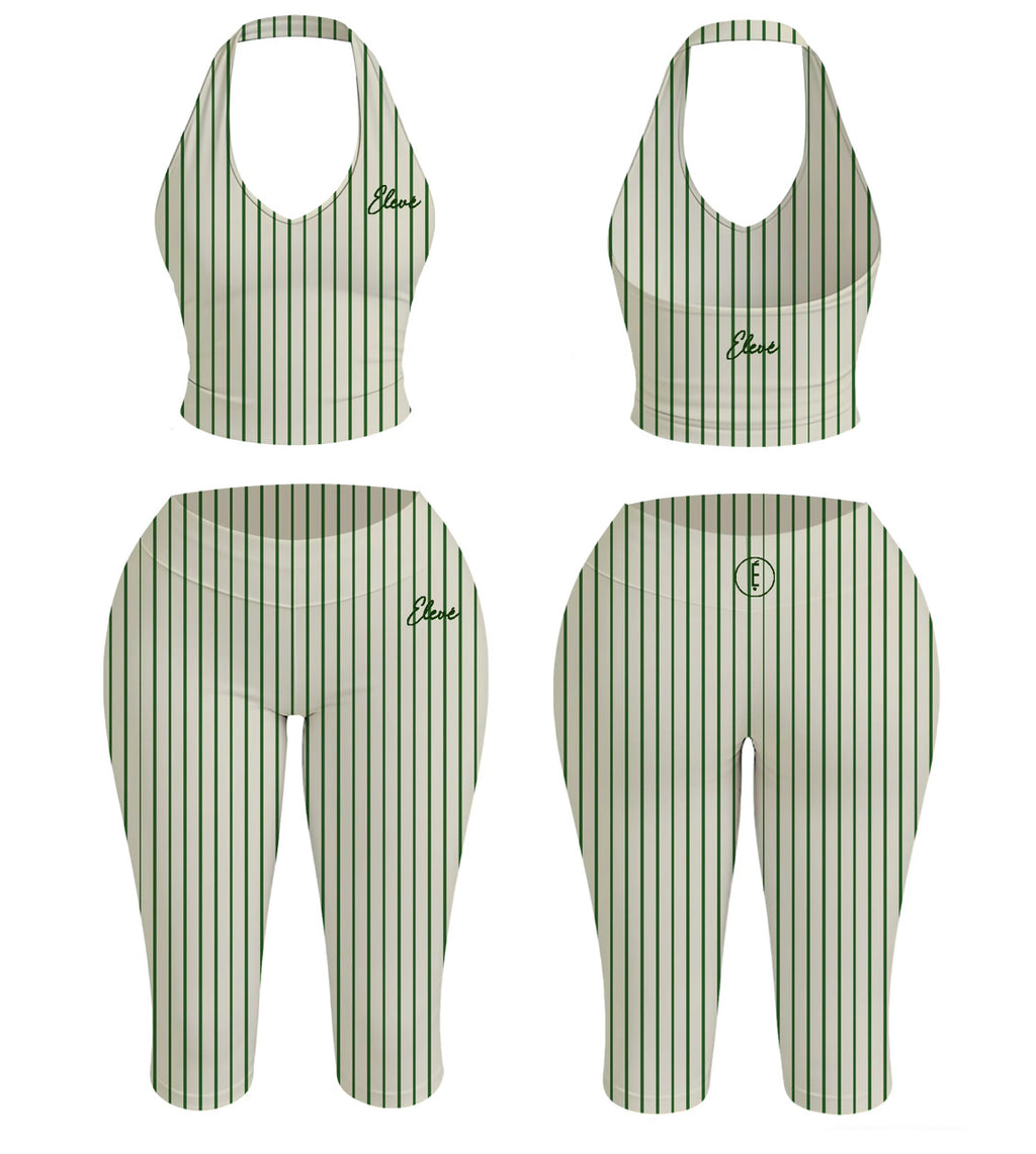 Green Stripe Set