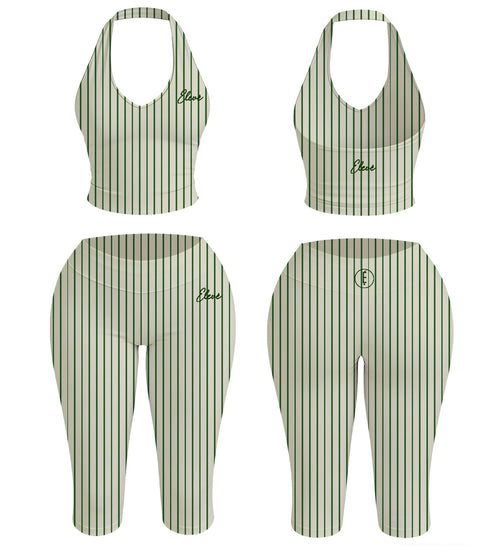 Green Stripe Set