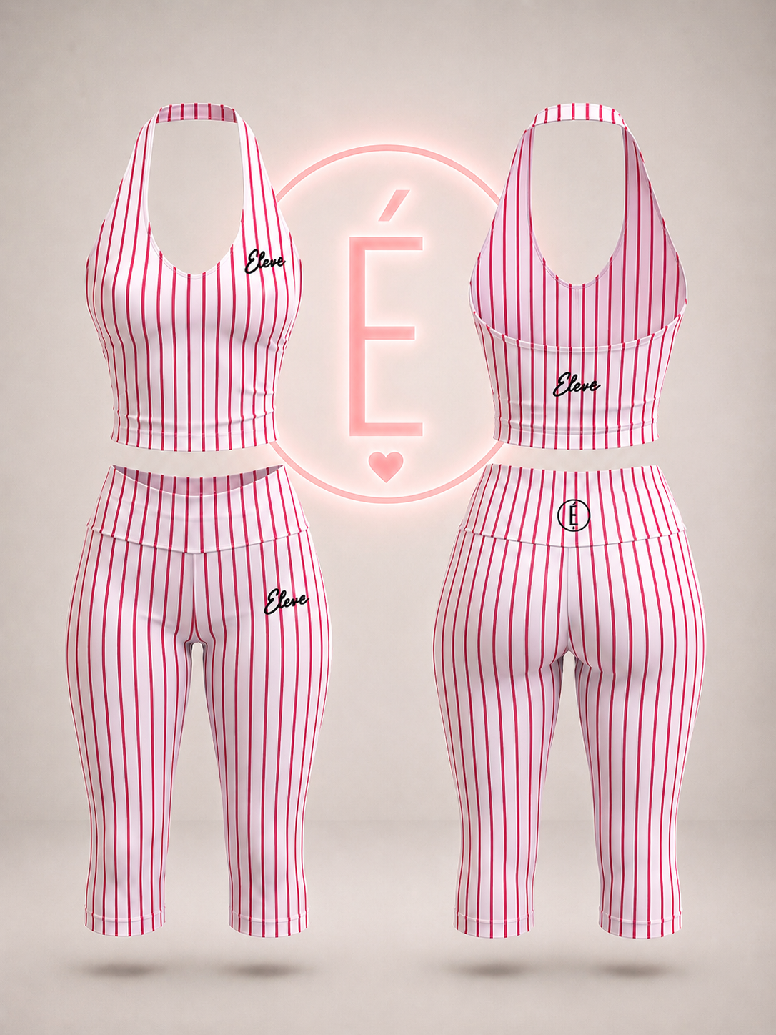 Red Stripe Set