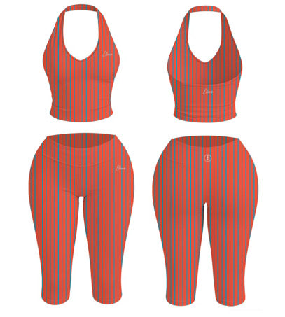 Orange Stripe Set
